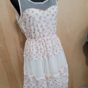 Beautiful gently worn lacy summer dress.